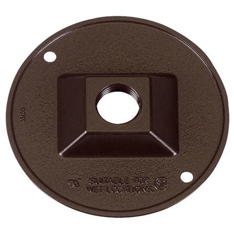 4 round junction box cover|round exterior electrical box covers.